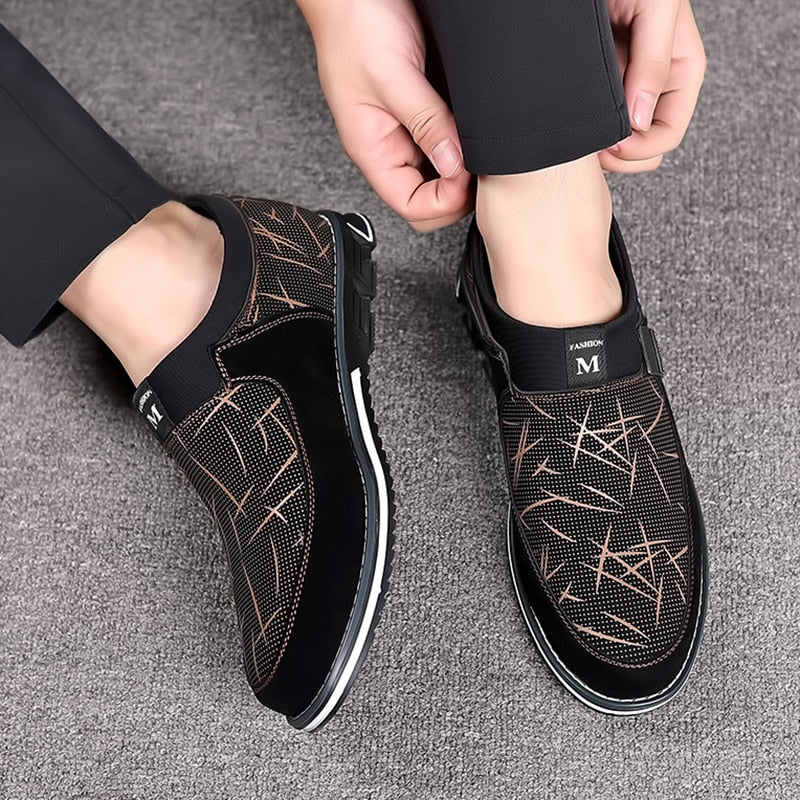 Men Shoes Color Print Sneakers Men Fashion Casual Walking Shoes Breathable Slip on wear-resistant Mens Loafers Zapatillas Hombre