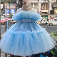 Baby Girl Tutu Party Gown Flower Girls Dresses for Wedding 1 2 3 4 5 Years