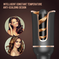 Automatic Hair Curler Rotating Ceramic Curling Iron Tongs Corrugation Curling Wand Hair Waver Styler Tools Auto Hair Crimper