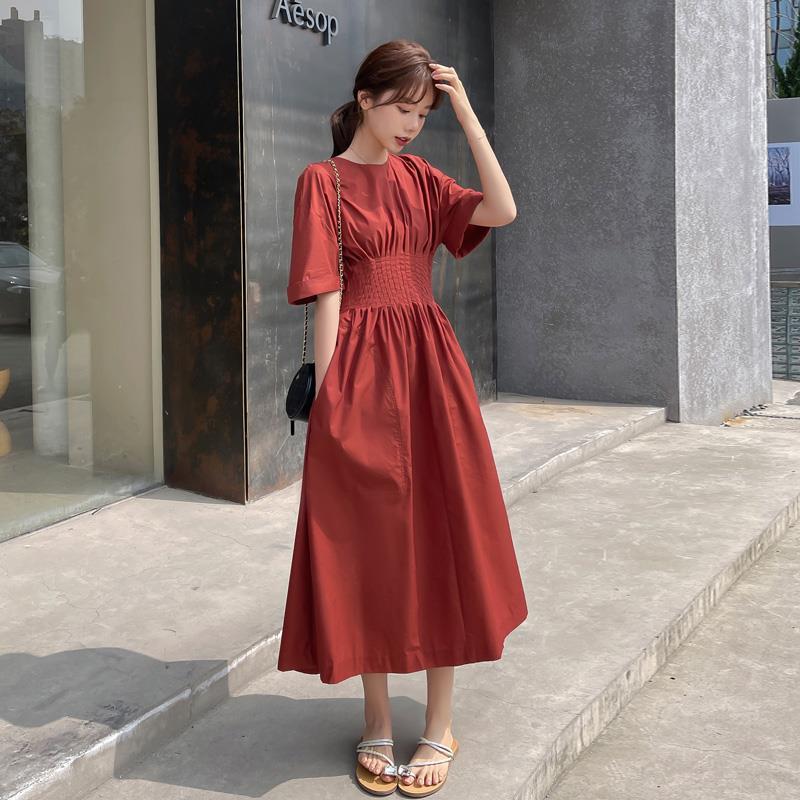 Midi Length Dresses New in Vintage Women's Summer Long Dress Women Clothing Woman Clothes Urban Harajuku Elegant Gown Playa Robe