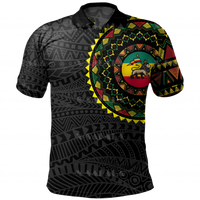 Lion Of African Ethiopian Nation Reggae 3D Print Polo Shirt Mens Collar Short Sleeves StreetWear Casual Tops New Summer Clothing