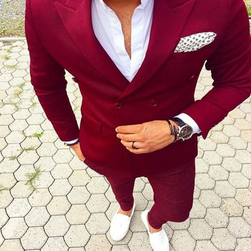 Mens Suits (Jacket+Pants) Latest Designs Beige Groom Tuxedos elbow patches 2 Pieces Wedding Prom Dinner Italian Man Suit Blazer