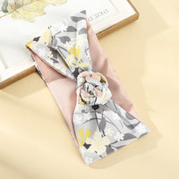 Levao Flower Printing Bandana Wire Headband Knotted Fashion Scarf Hairbands Hair Accessories for Women 2022 New Headwear