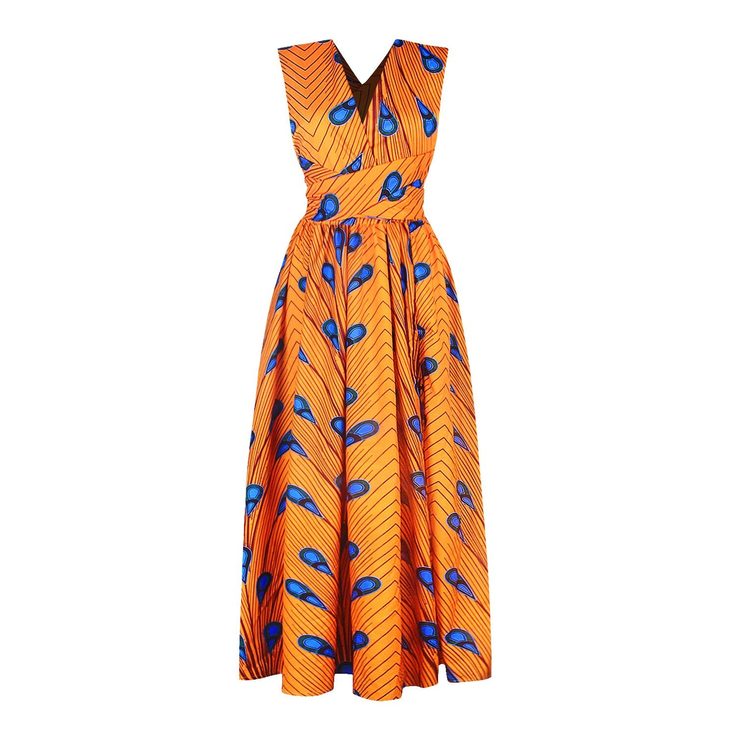 Sexy African Dresses for Women Print Clothing Formal Dresses Party Wear Sexy Ladies Clothes