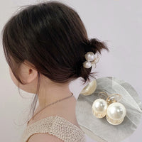 AWATYR 2021 New Hyperbole Big Pearls Acrylic Hair Claw Clips Big Size