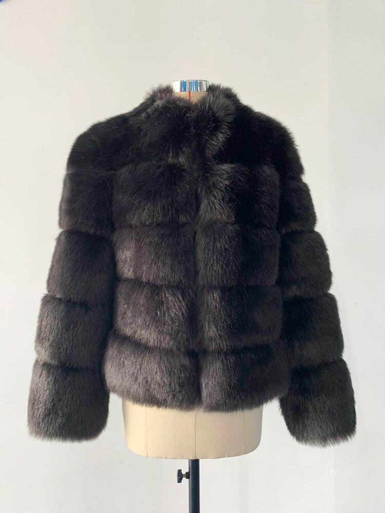 SEXY ZADORIN Fashion Thick Warm Winter Coat