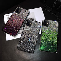 Luxury Rhinestone Glitter For Apple iPhone 14 13 12 11 Pro Max Mini XS Max X XR 7 8 Plus Shiny Diamond Hard Phone Case