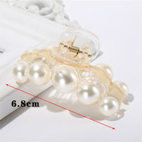 AWATYR 2021 New Hyperbole Big Pearls Acrylic Hair Claw Clips Big Size