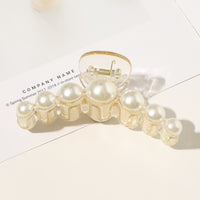 AWATYR 2021 New Hyperbole Big Pearls Acrylic Hair Claw Clips Big Size