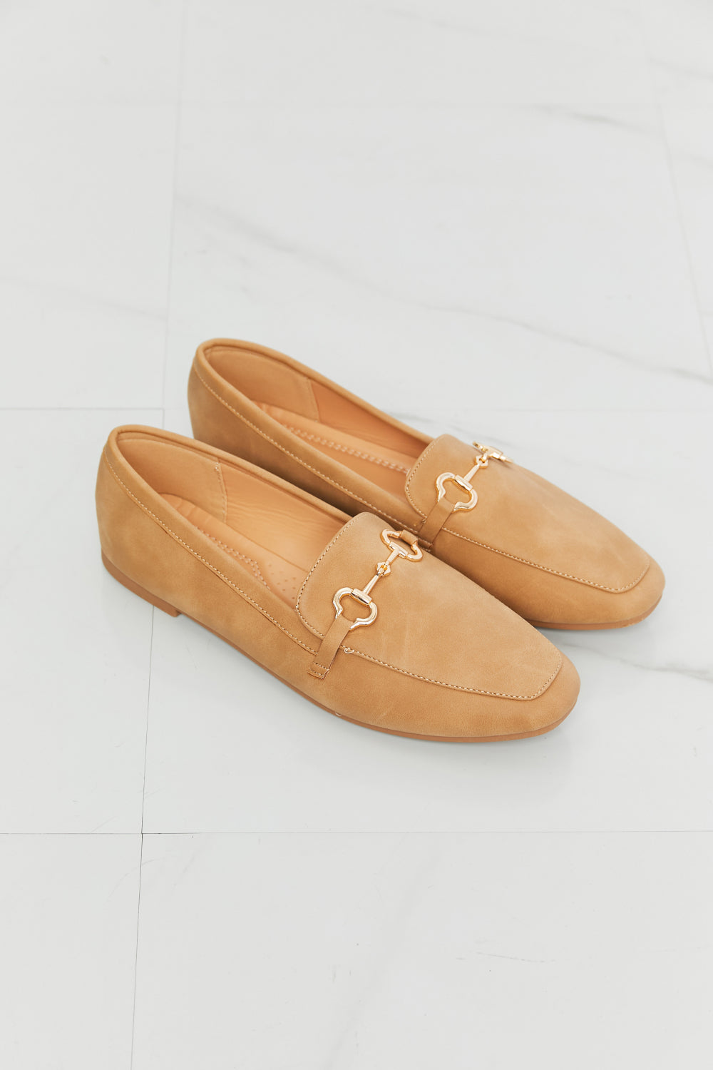 WILD DIVA Faux Leather Flats