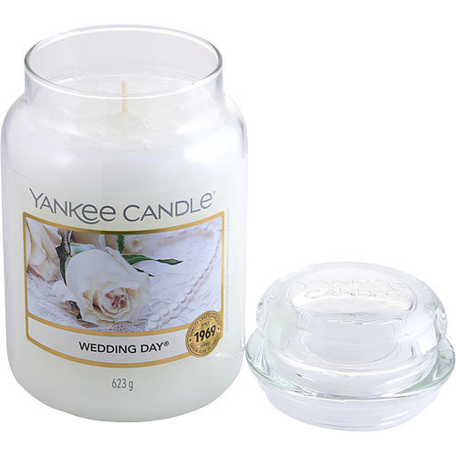 YANKEE CANDLE by Yankee Candle WEDDING DAY SCENTED LARGE JAR 22 OZ