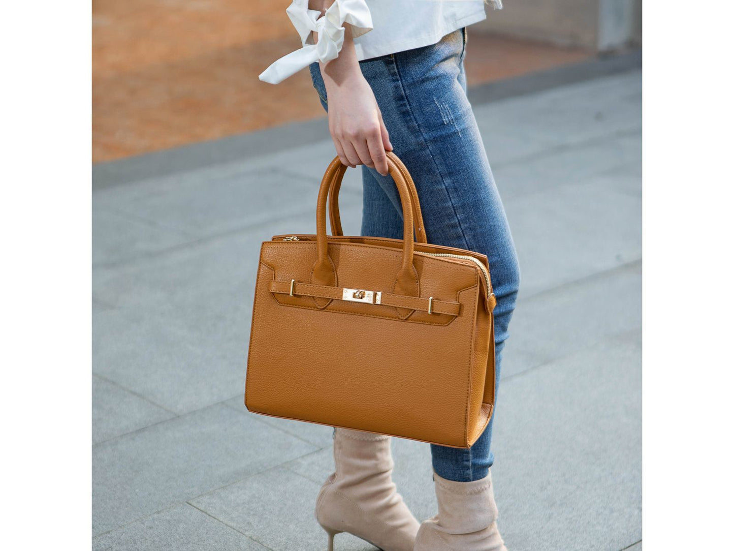 MKF Collection Calla Vegan Leather Women's Satchel Bag with Credit card holder– 2 pieces by Mia k