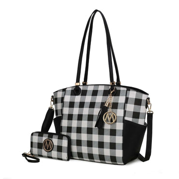 MKF Collection Karlie Tote Handbag with Wallet by Mia K - 2 pieces