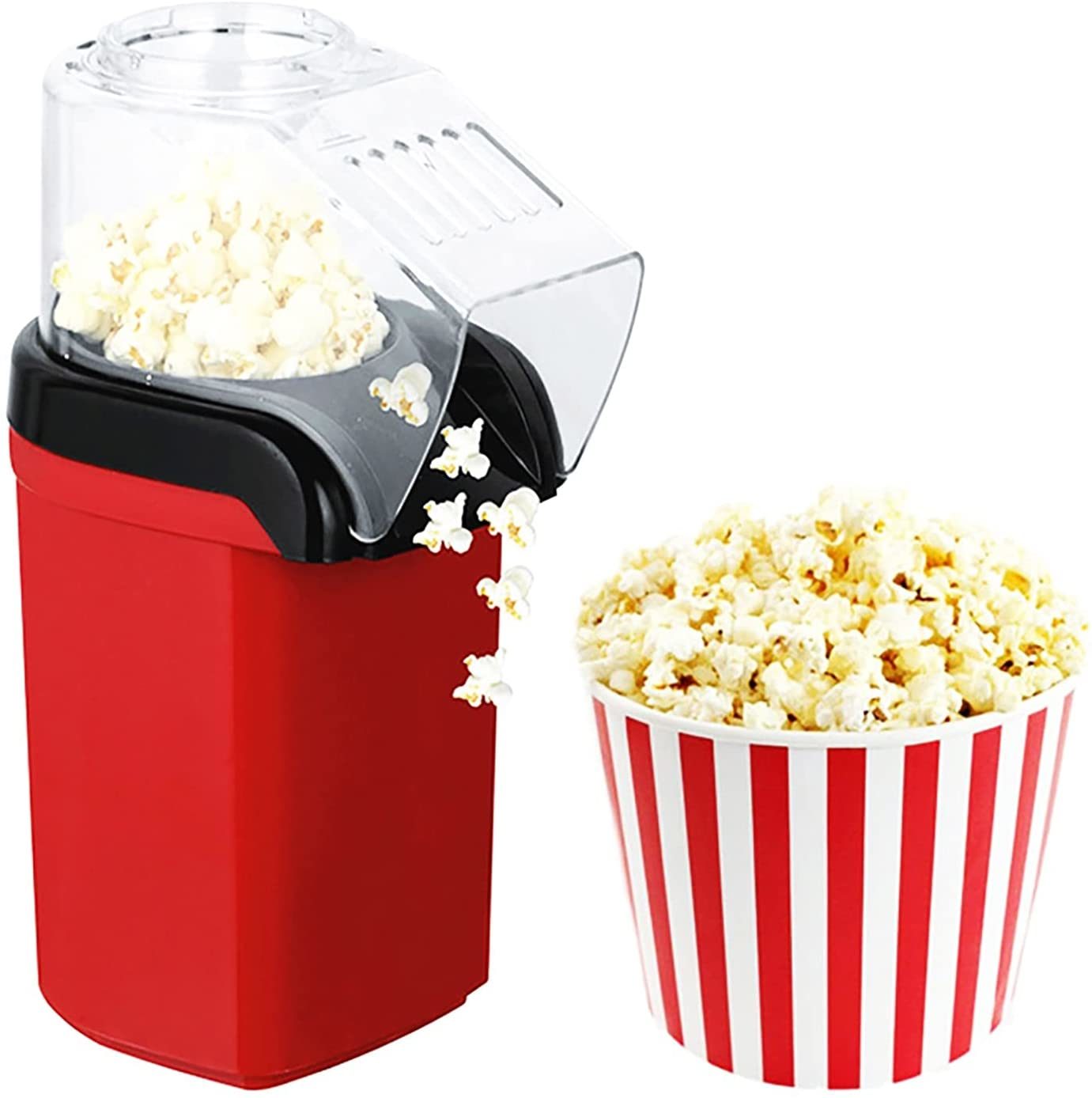 Popcorn Machine Hot Air Electric Popper Kernel Corn Maker Bpa Free No Oil 5 Core POP