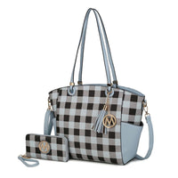 MKF Collection Karlie Tote Handbag with Wallet by Mia K - 2 pieces