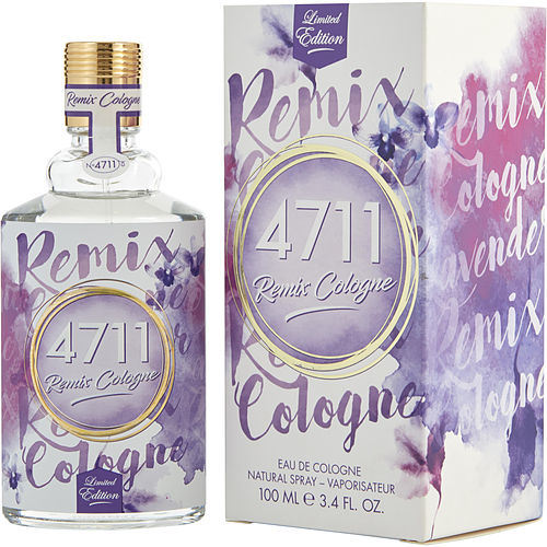 4711 REMIX COLOGNE by 4711 EAU DE COLOGNE SPRAY 3.4 OZ (2019 LAVANDER LIMITED EDITION)